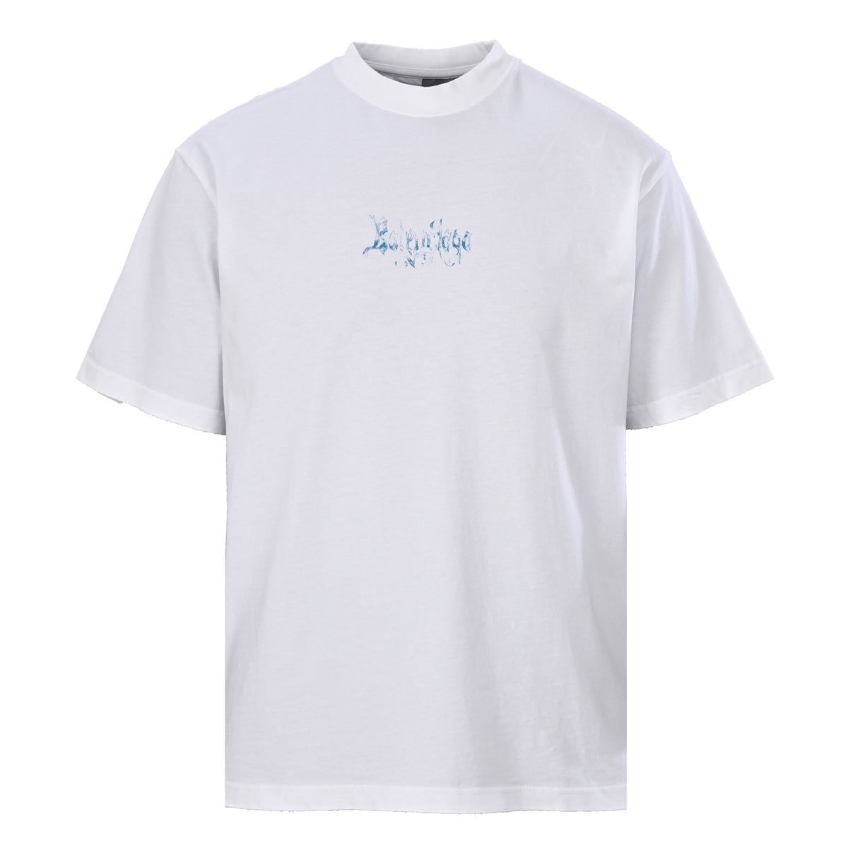 BALENCIAGA Sketchy Gothic Print Short Sleeve T-Shirt