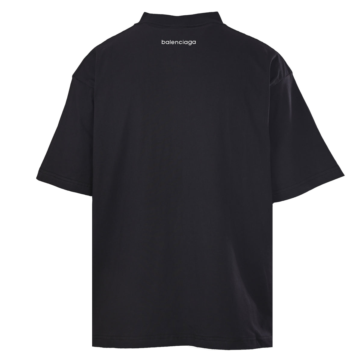BALENCIAGA 6B Reflective Graphic Print Short Sleeve T-Shirt