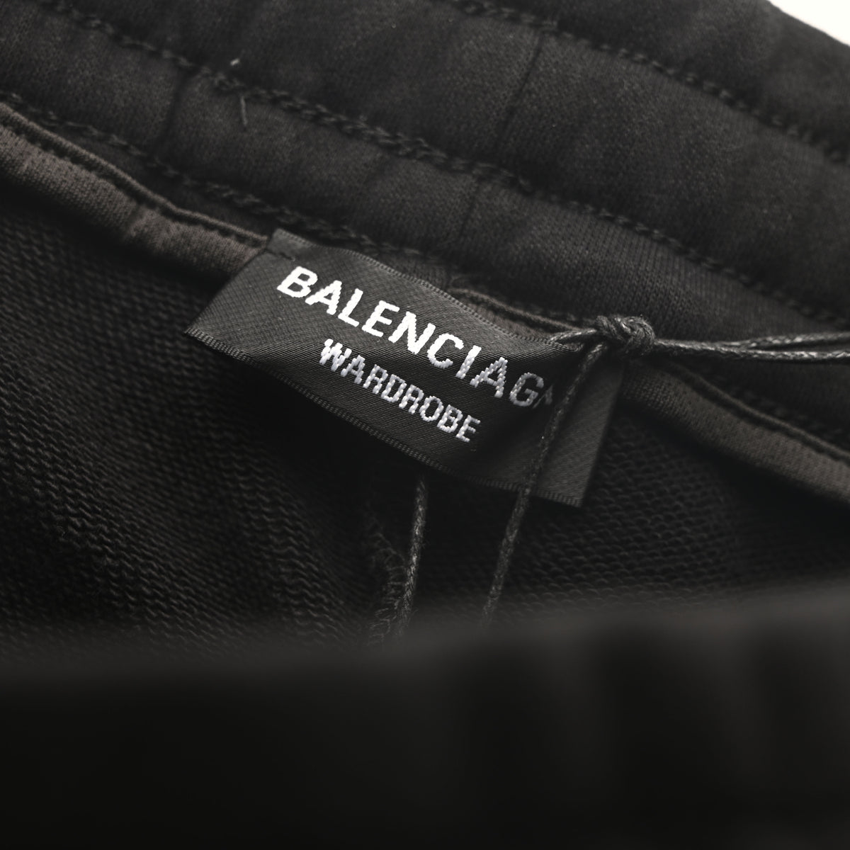 BALENCIAGA Washed Embroidered Lettering Shorts