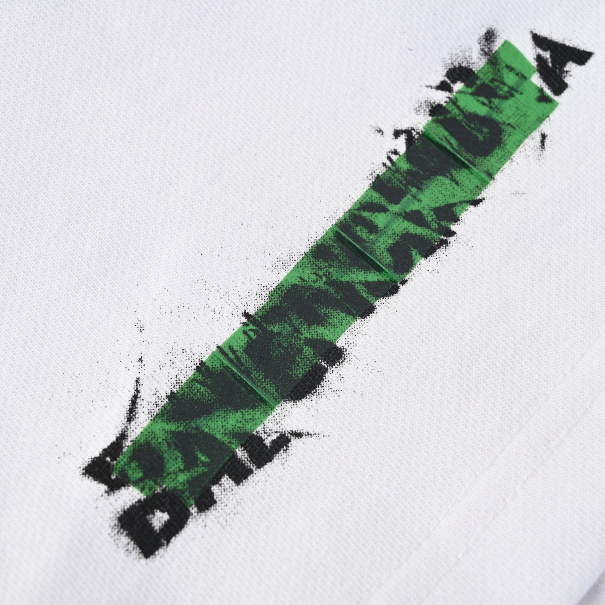 BALENCIAGA Green Tape Motif Shorts
