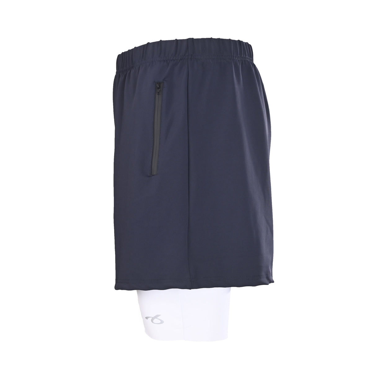 BALENCIAGA 6B Reflective Layered-Look Panelled Sports Shorts