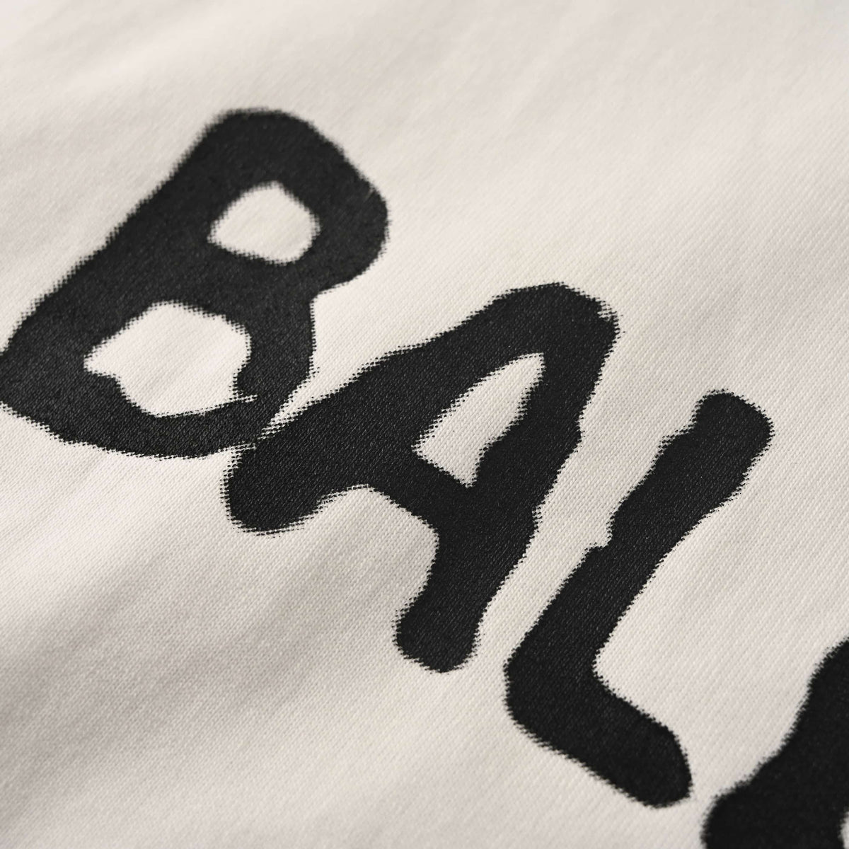 BALENCIAGA BLCG Blurred Graphic Drop Shoulder T-Shirt
