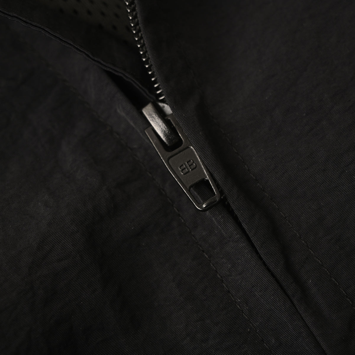 Balenciaga BLCG Embroidered Hooded Windbreaker Jacket