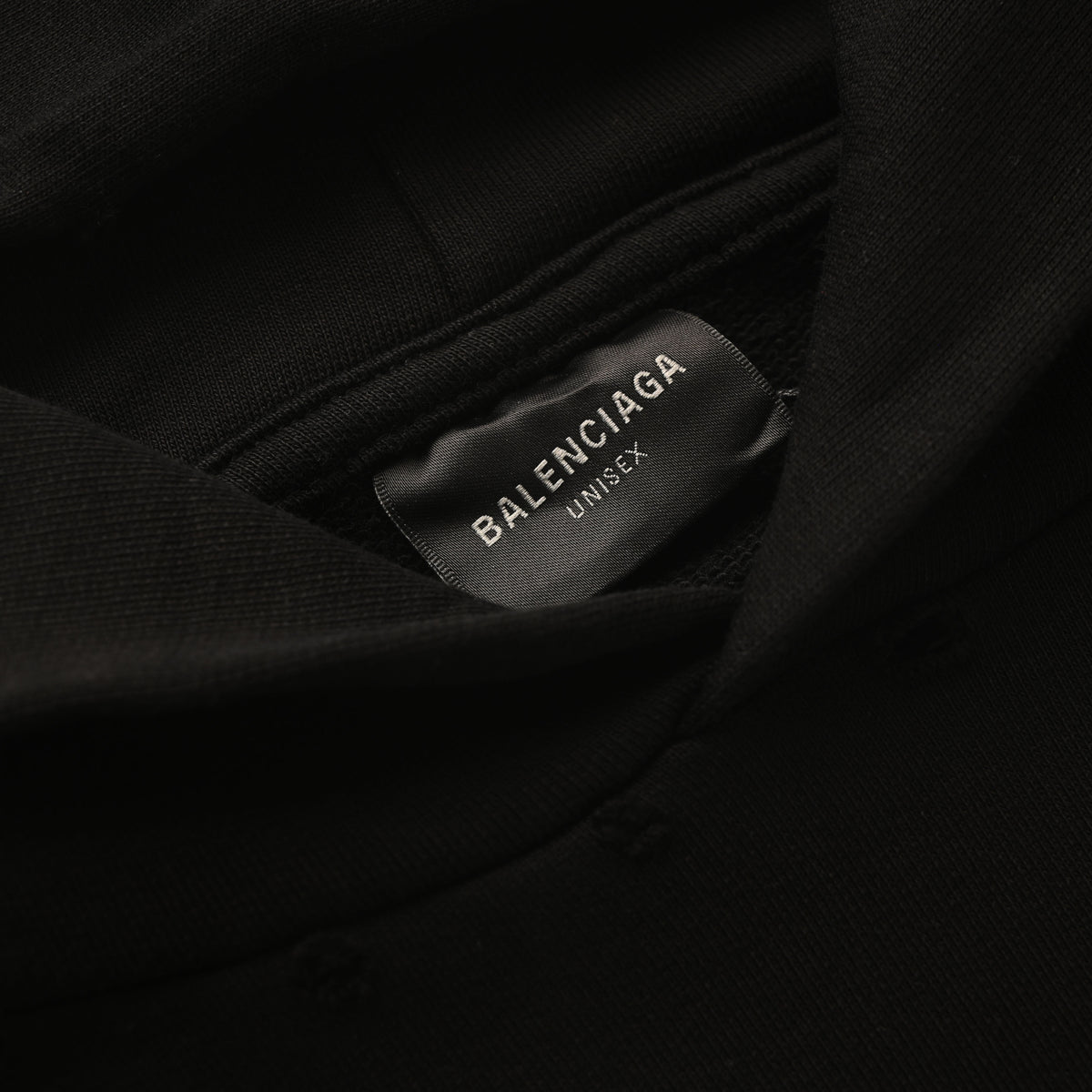 Balenciaga BLCG Washed Tape Lettering Unisex Hoodie