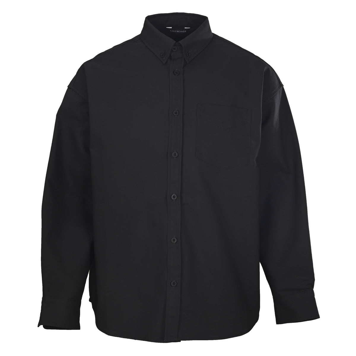 BALENCIAGA Classic Back Graphic Print Shirt Jacket