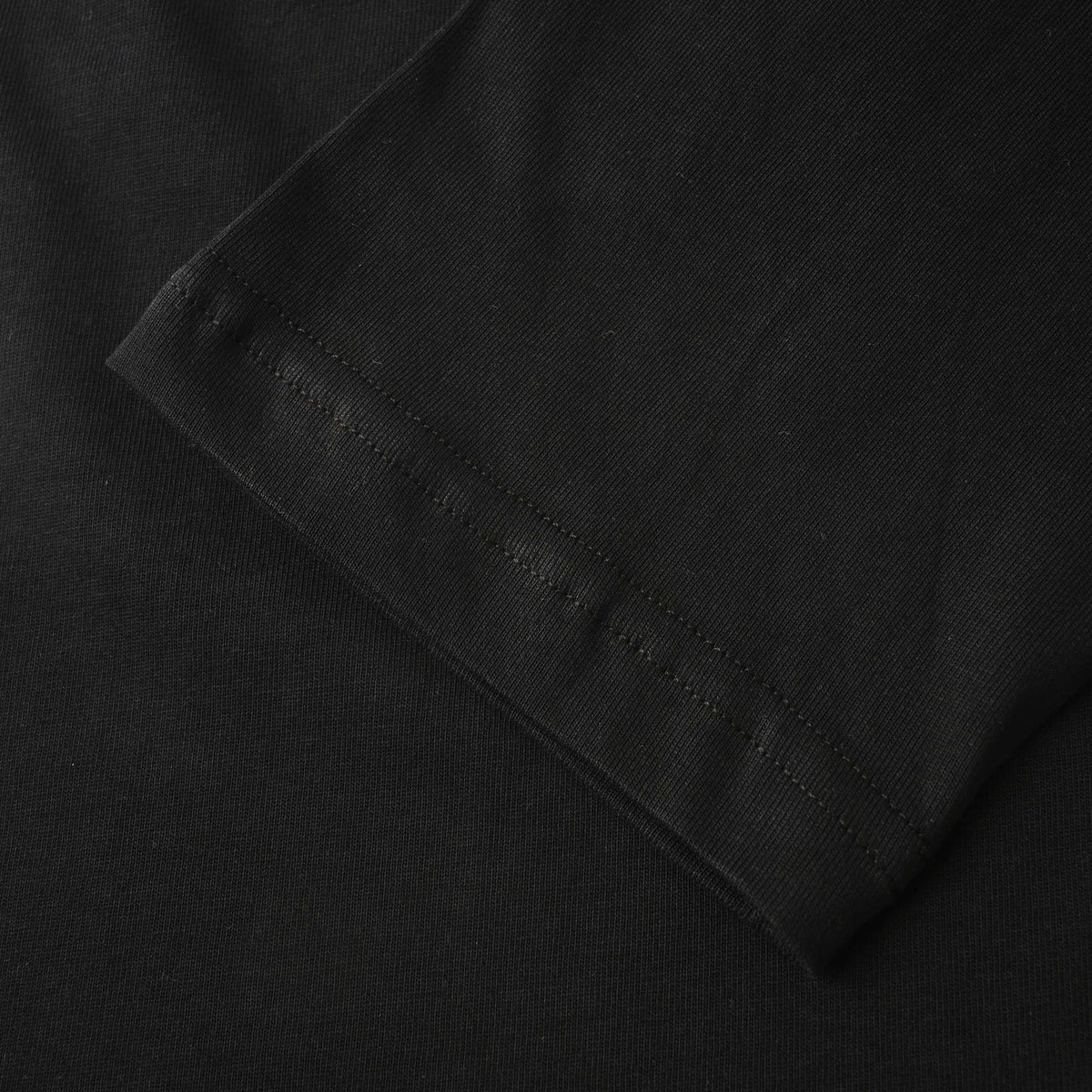 BALENCIAGA 3M Embroidered Lettering Crew Neck Long Sleeve T-Shirt