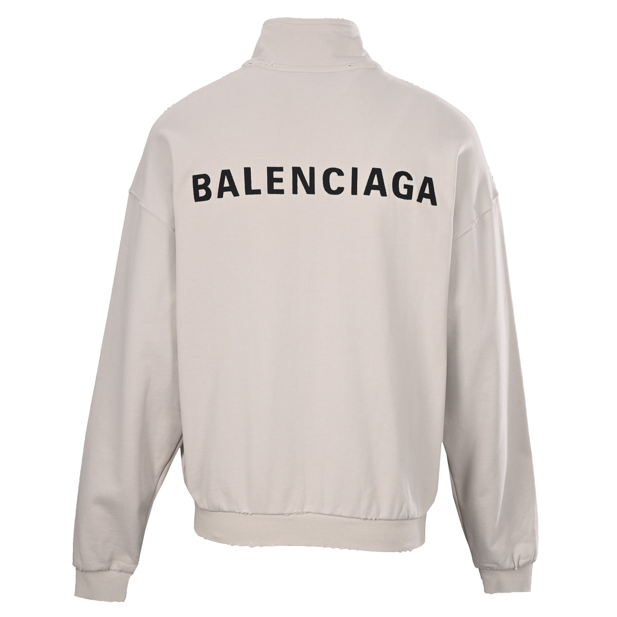 BALENCIAGA Stand Collar Jacket with Front & Back Embroidery
