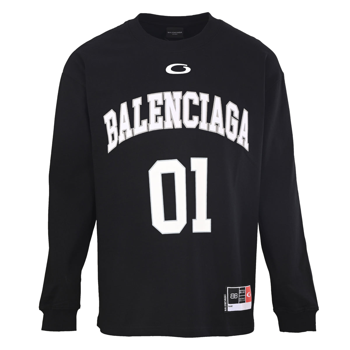 BALENCIAGA x Manchester United Number 10 Football Long Sleeve T-Shirt