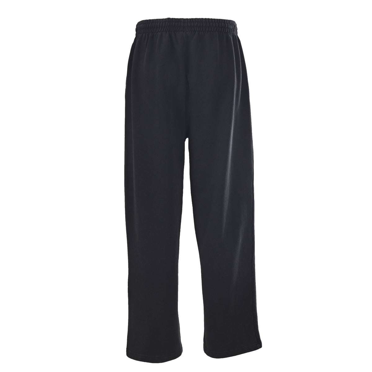 Balenciaga BLCG Washed Black-Blue Embroidered Terry Sweatpants