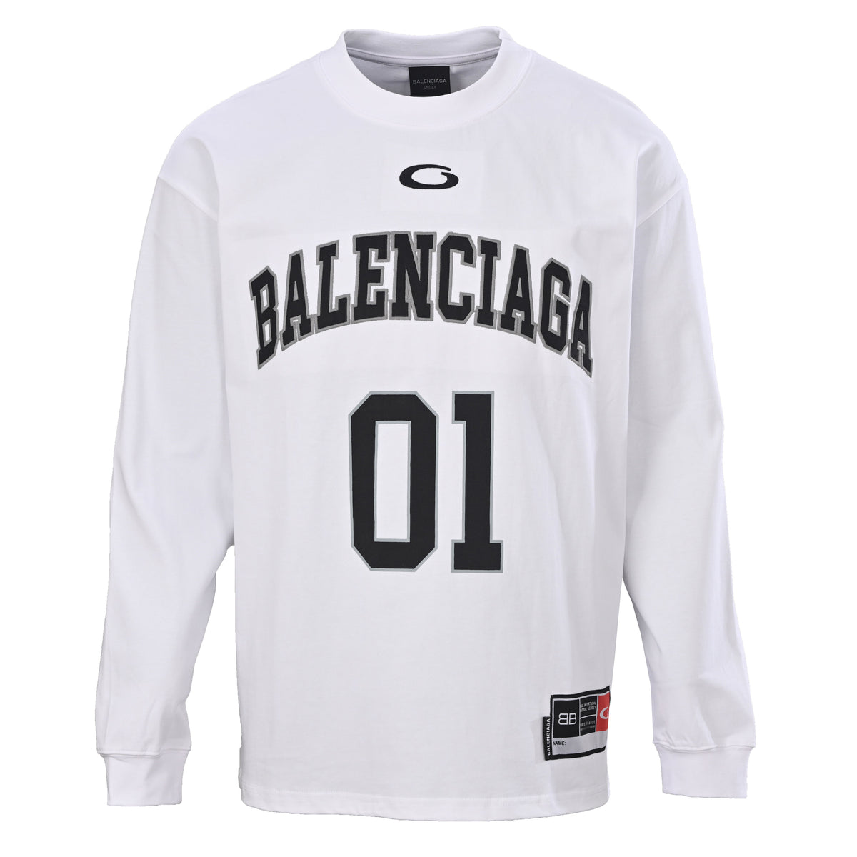 BALENCIAGA x Manchester United Number 10 Football Long Sleeve T-Shirt