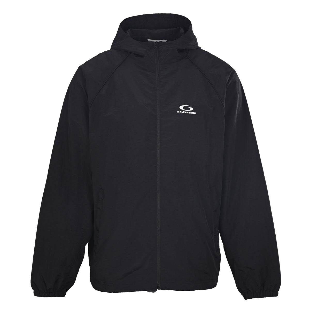 BALENCIAGA BLCG Circular Embroidery Lightweight Hooded Jacket