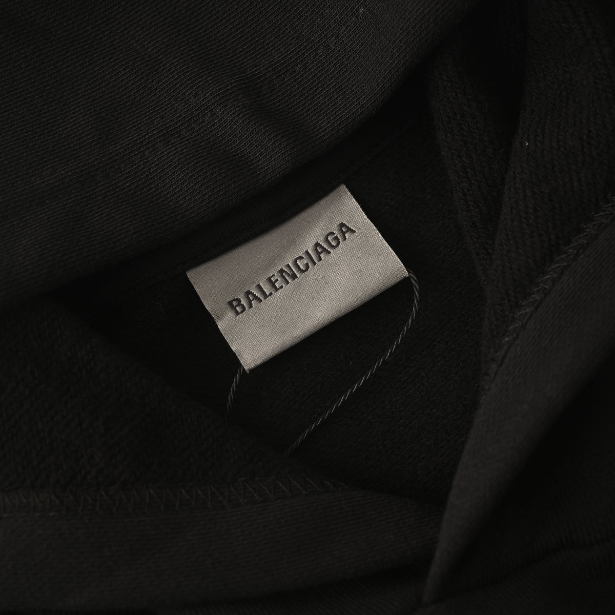 BALENCIAGA Bumper Stickers Layered Logo Hoodie