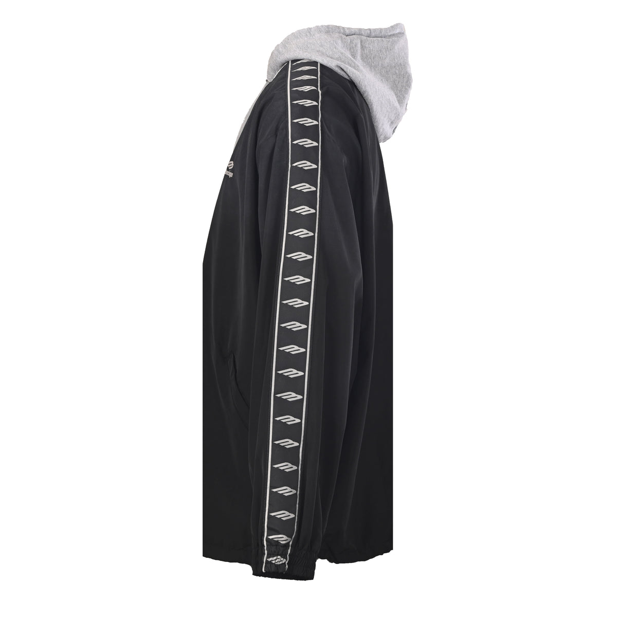 Balenciaga BLCG 3B Tape Washed Cotton Poplin Hooded Jacket