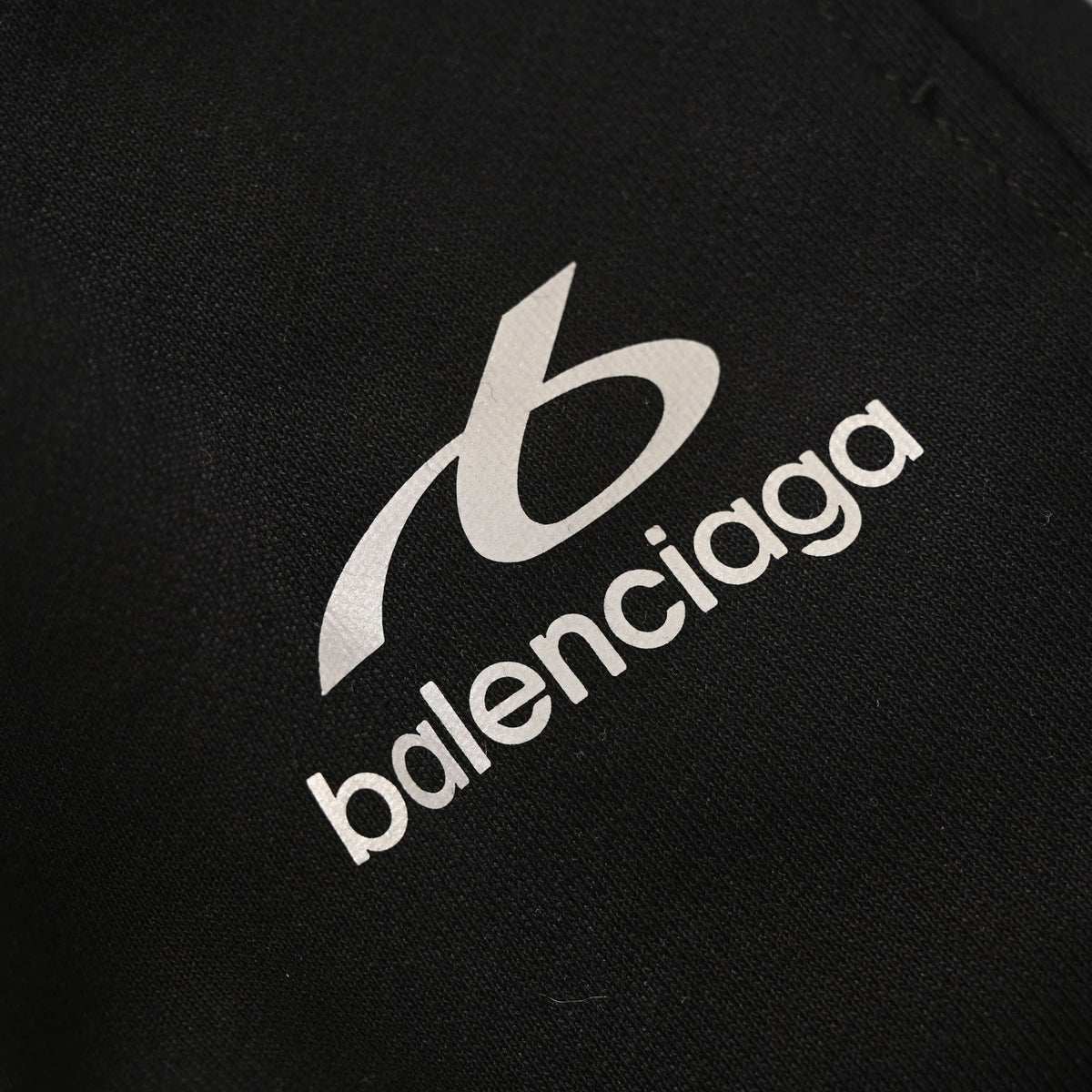 BALENCIAGA 6B Reflective Graphic Print Shorts