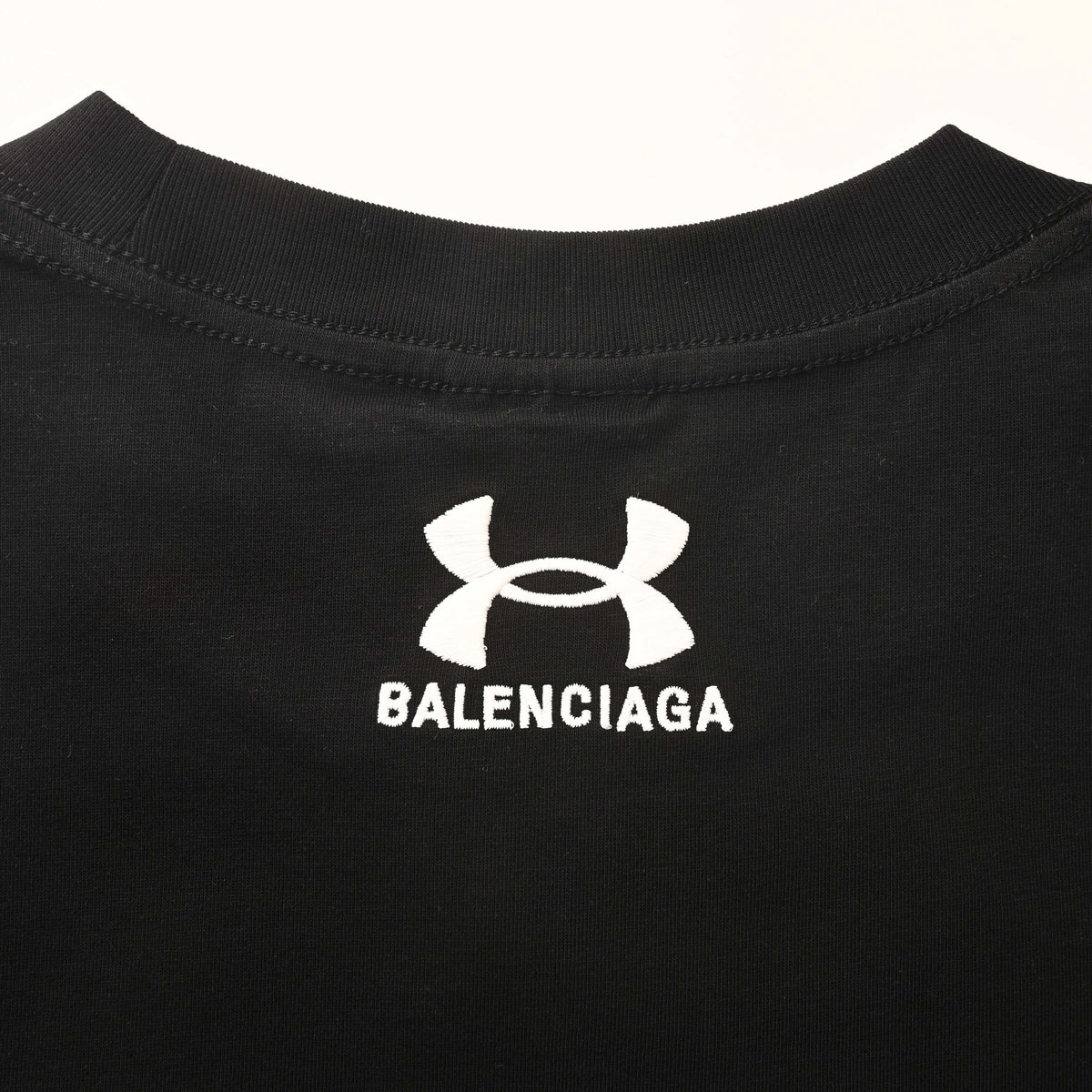 BALENCIAGA x Under Armour Embroidered Logo Short Sleeve T-Shirt