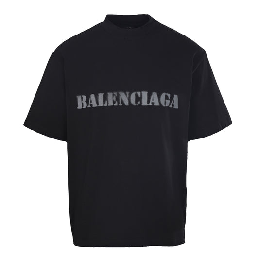 BALENCIAGA BLCG Horizontal Letter Print Short Sleeve T-Shirt