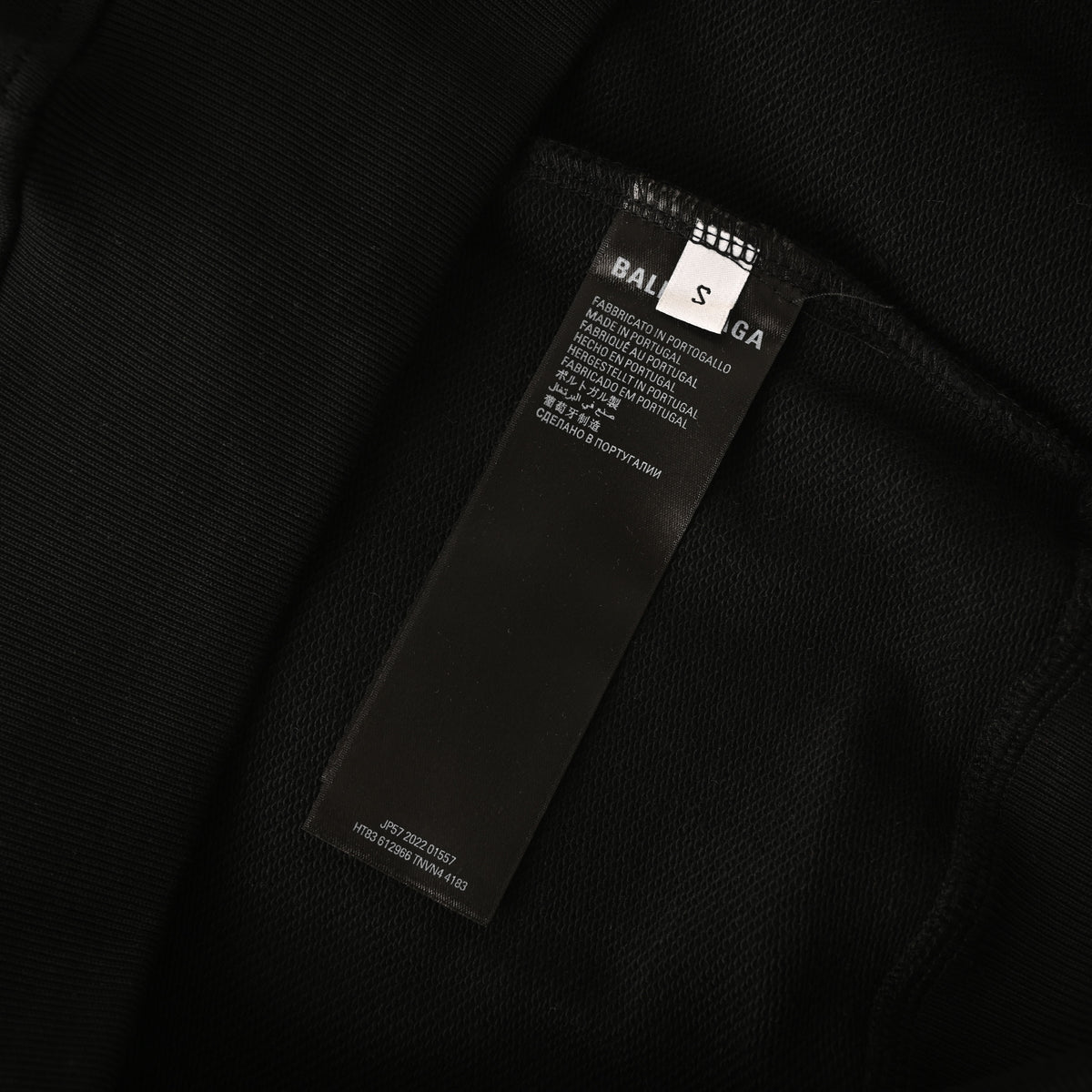 Balenciaga BLCG Classic Cola Black Unisex Hoodie