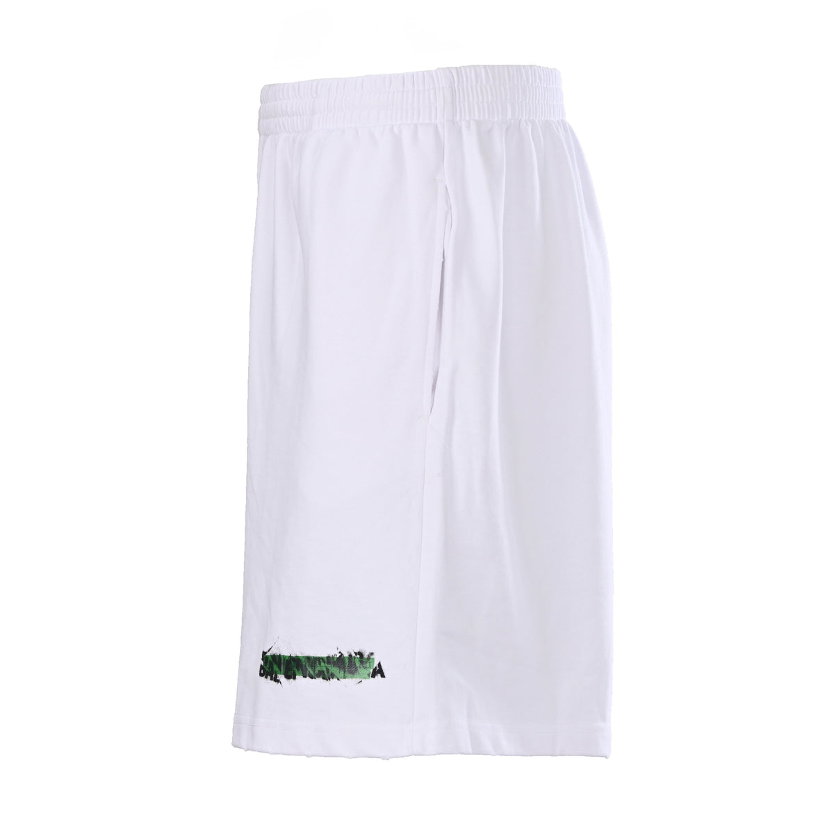 BALENCIAGA Green Tape Motif Shorts