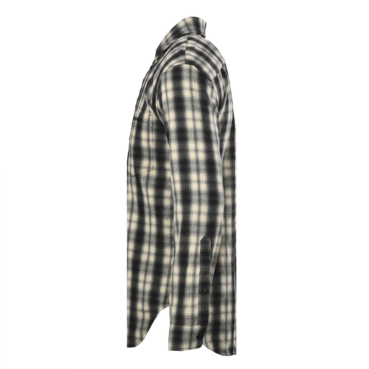 Balenciaga Embroidered Logo Plaid Long Sleeve Shirt