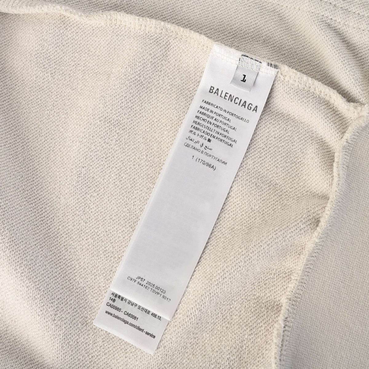 BALENCIAGA Stand Collar Jacket with Front & Back Embroidery