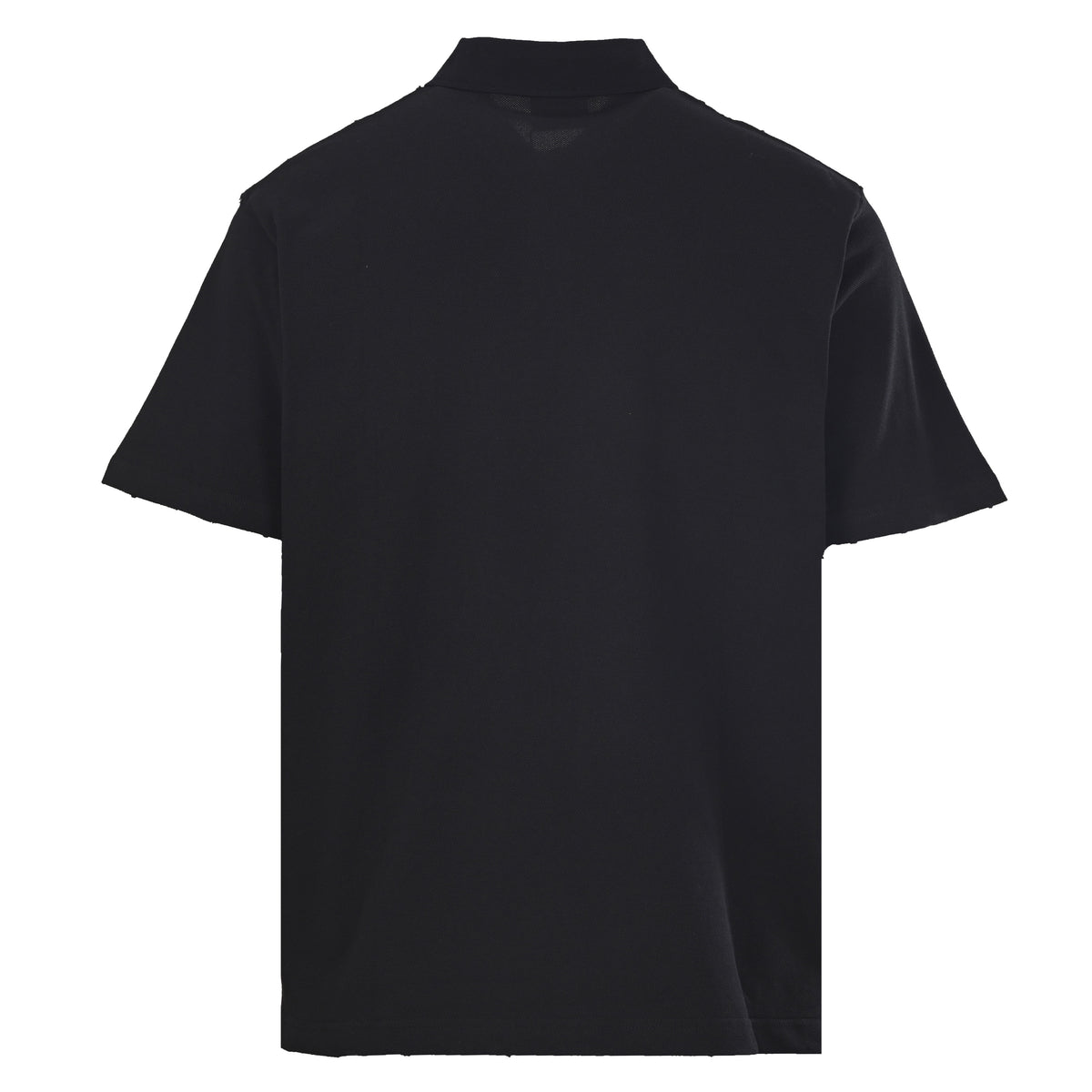 BALENCIAGA Red Wheat Embroidered Short Sleeve Polo Shirt