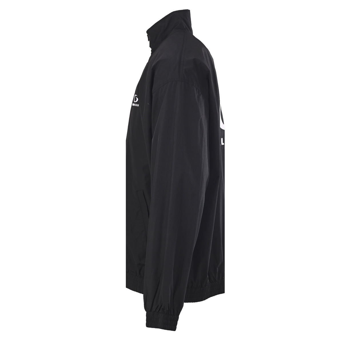 Balenciaga BLCG Ring Embroidered Stand-Collar Zip-Up Jacket