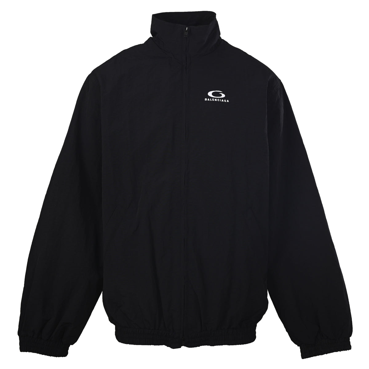 Balenciaga BLCG Embroidered Hooded Windbreaker Jacket