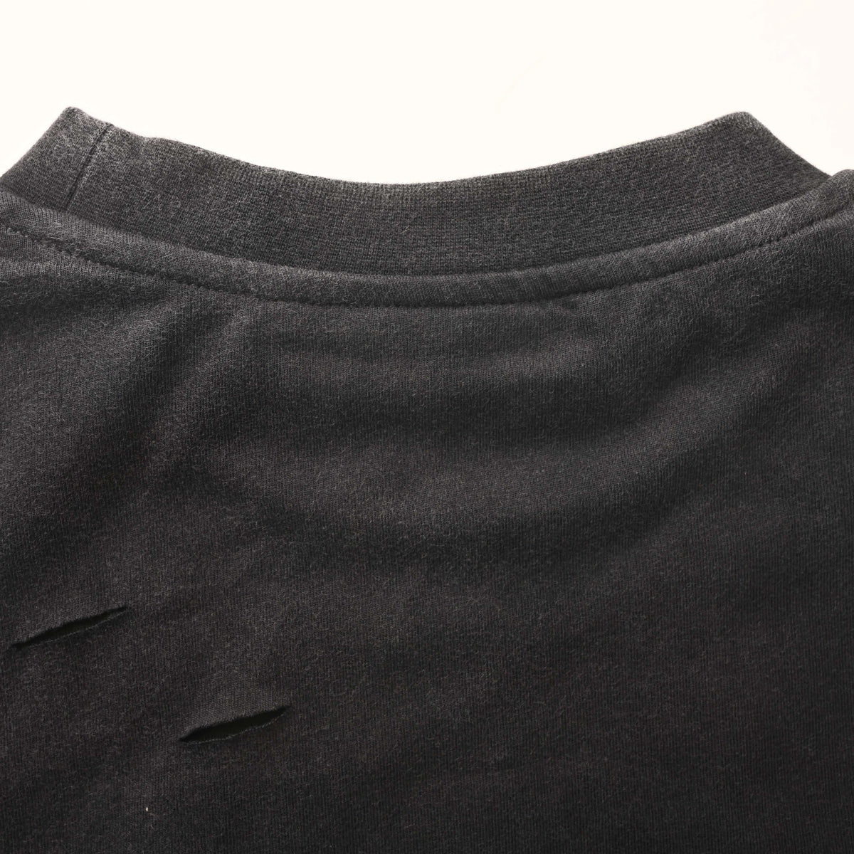 BALENCIAGA Distressed Layered-Look Graphic Long Sleeve T-Shirt