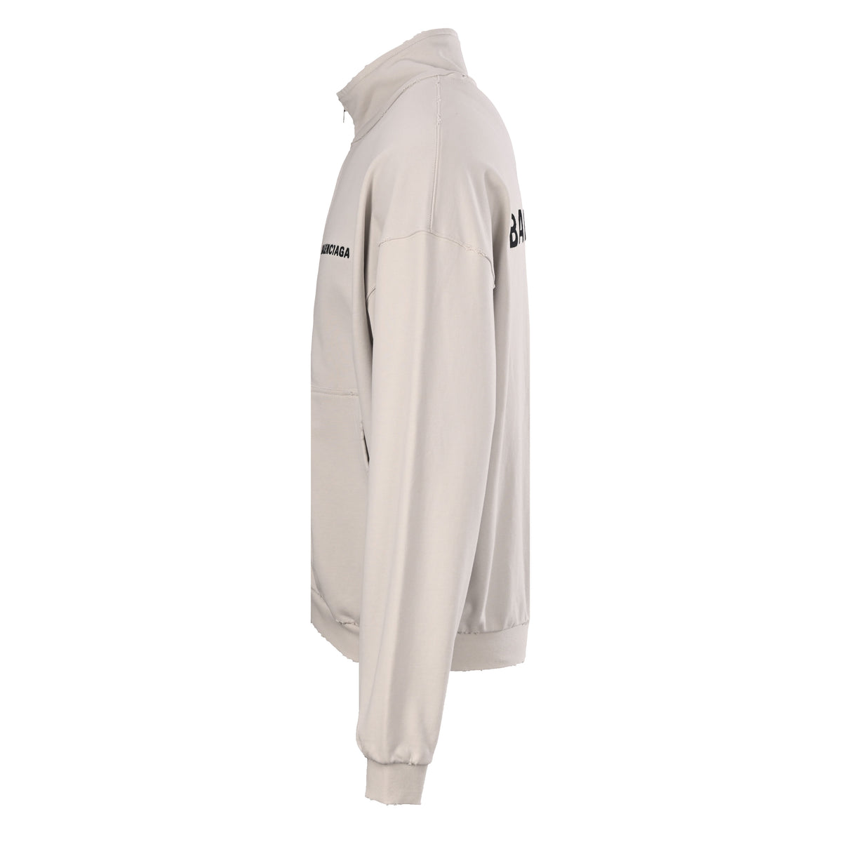 BALENCIAGA Stand Collar Jacket with Front & Back Embroidery