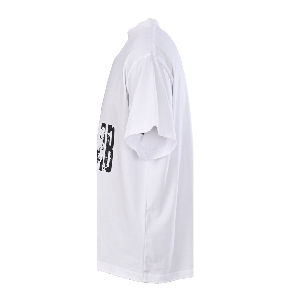 BALENCIAGA Horizontal Lettering Print Short Sleeve T-Shirt