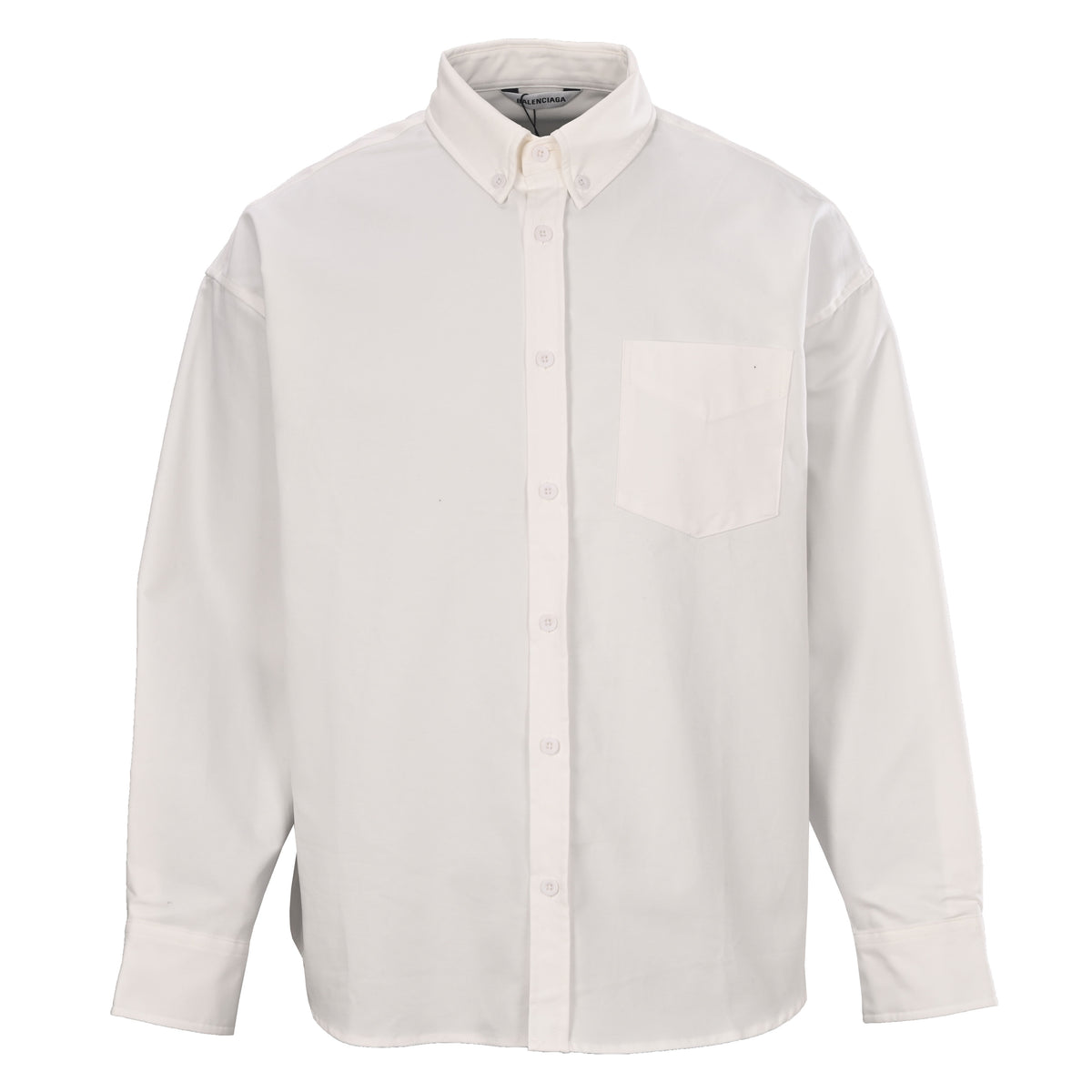 BALENCIAGA Classic Back Graphic Print Shirt Jacket