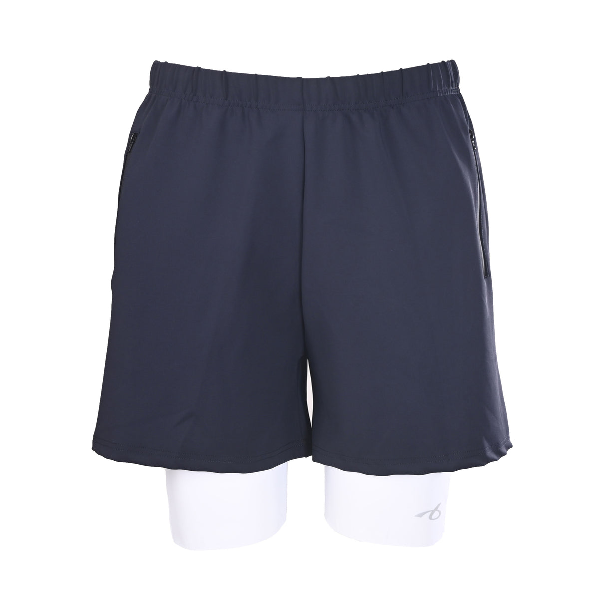 BALENCIAGA 6B Reflective Layered-Look Panelled Sports Shorts