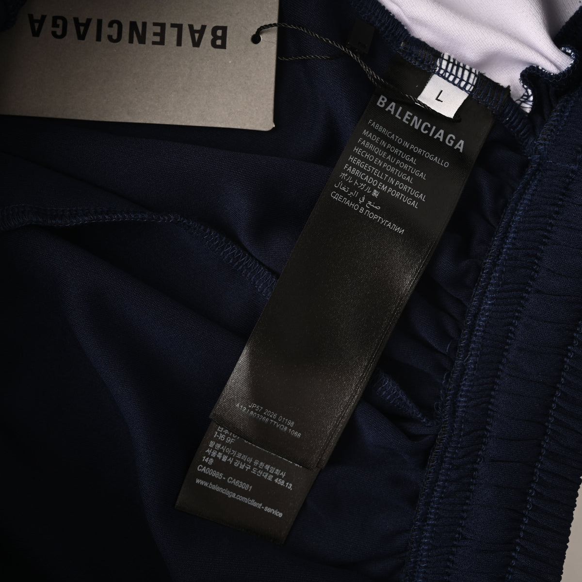 BALENCIAGA 6B Reflective Series Mesh Shorts