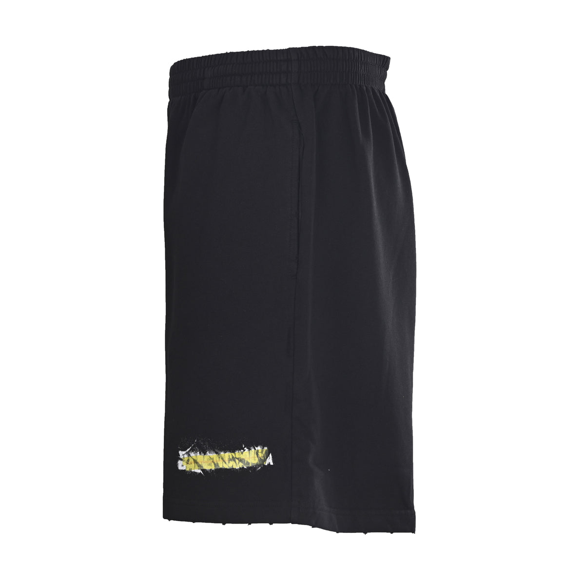 BALENCIAGA Green Tape Motif Shorts