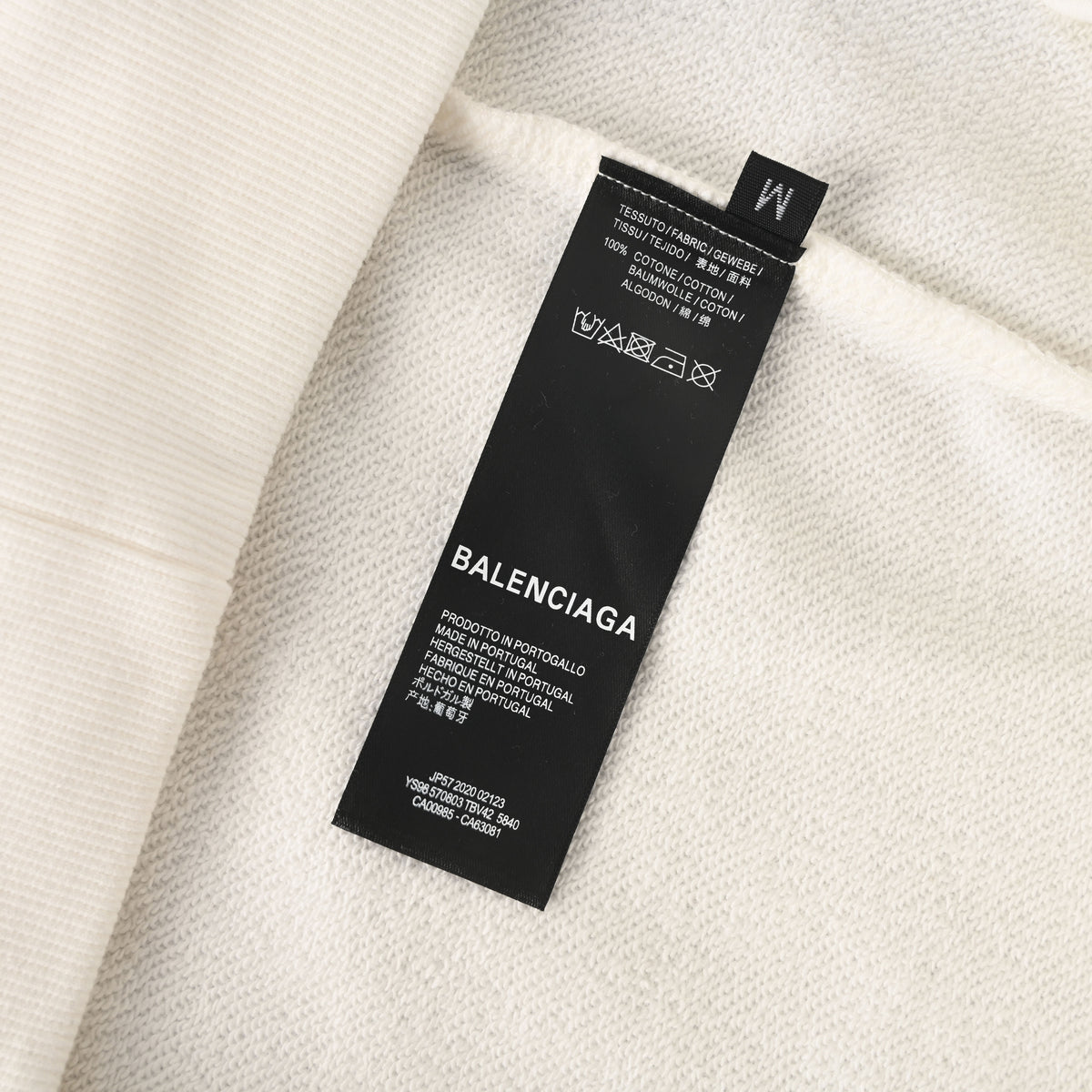 Balenciaga Paint-Splash Logo Oversized Crewneck Sweatshirt