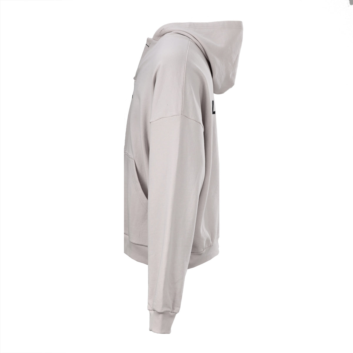BALENCIAGA V-Neck Embroidered Lettering Hoodie