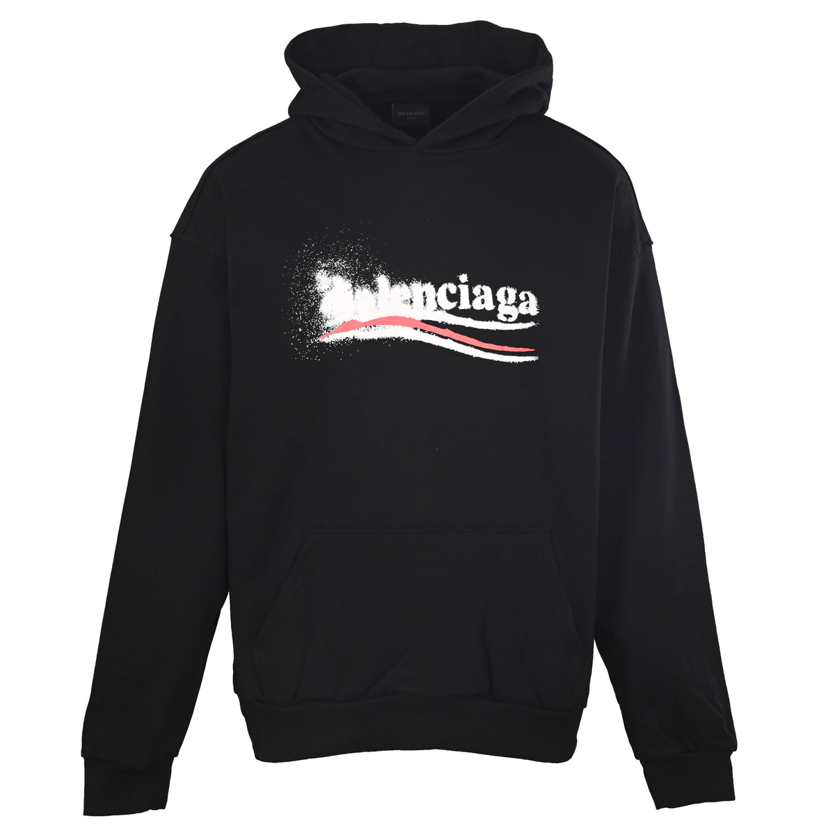 Unisex Oversized Blurred Graphic Cotton French Terry Hoodie