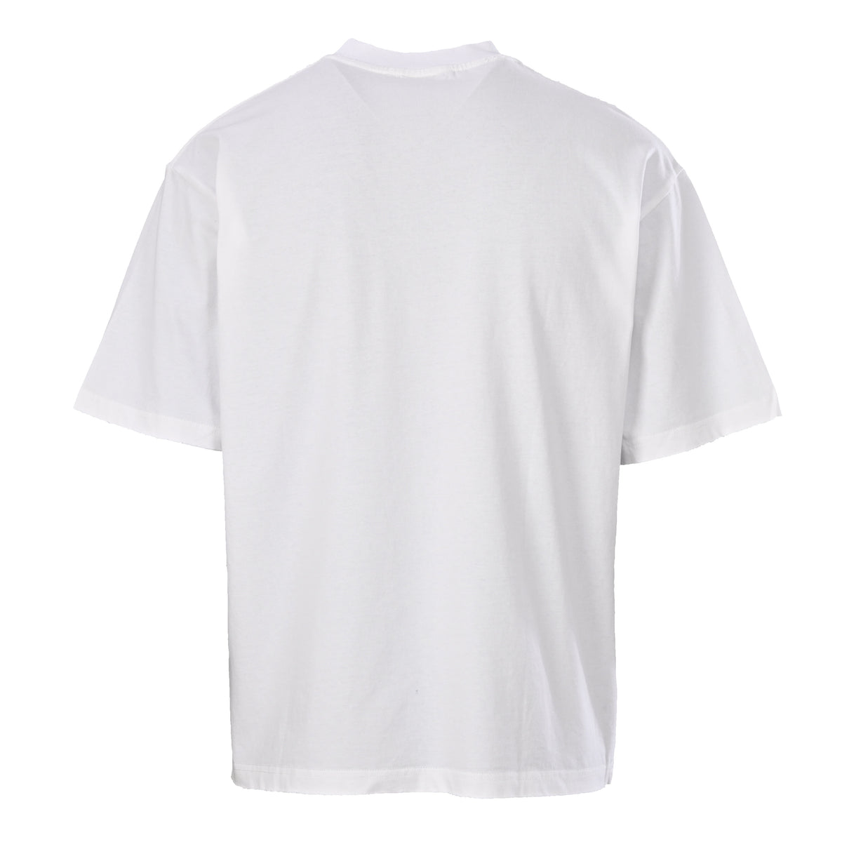 BALENCIAGA BLCG Green Tape-Effect Graffiti Short Sleeve T-Shirt