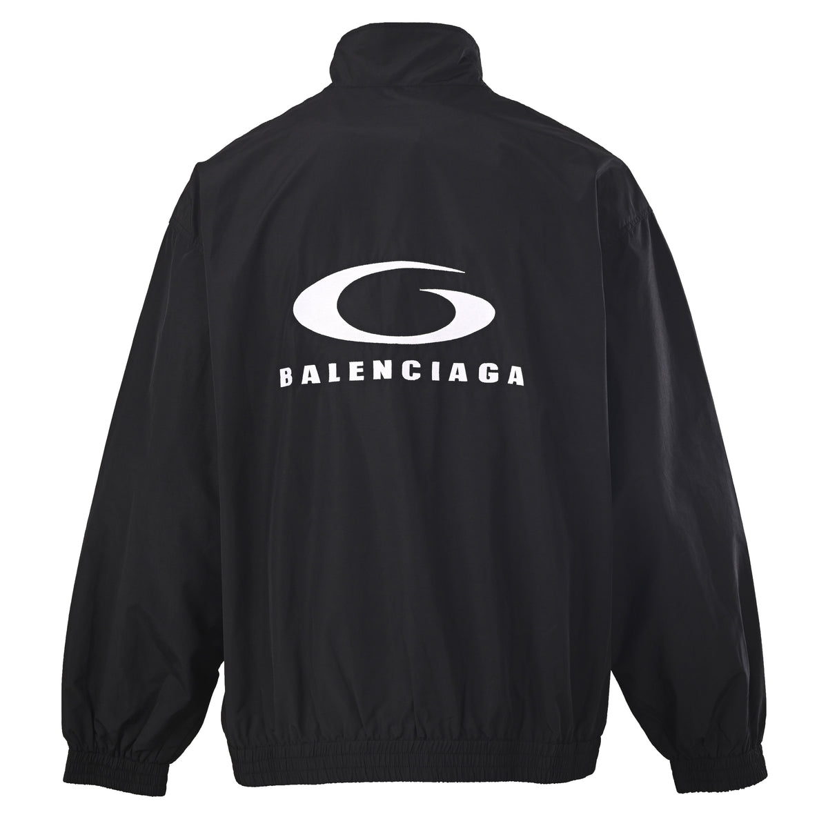 Balenciaga BLCG Ring Embroidered Stand-Collar Zip-Up Jacket
