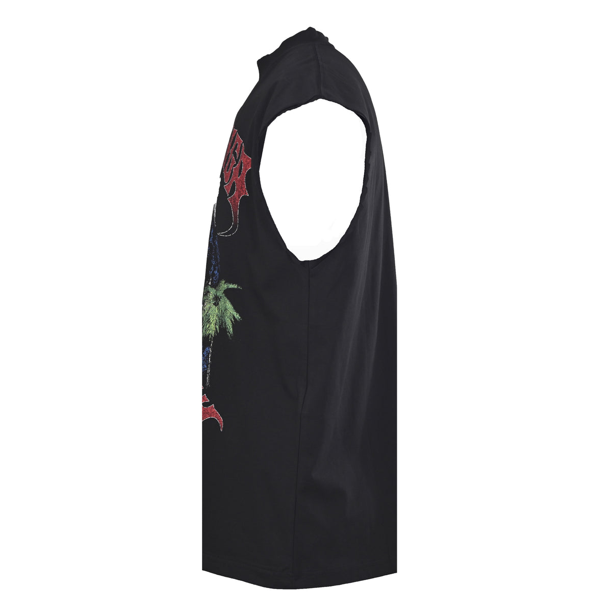 BALENCIAGA Hawaiian Palm Tree Graphic Tank Top