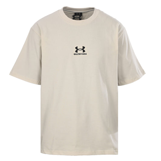 BALENCIAGA x Under Armour Embroidered Logo Short Sleeve T-Shirt